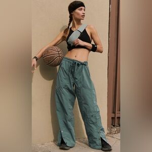 Women’s Free People FP Movement, Stadium Pants, vintage green size small